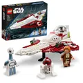 LEGO 75333 Star Wars Obi-Wan Kenobis Jedi Starfighter, Spielzeug zum Bauen mit T