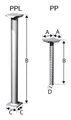 Simpson Strong-Tie Stützenfuß PPL80G - PPL80G (VPE: 10 Stück)