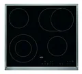 AEG Glaskeramik Kochfeld 60cm autark Zweikreis Bräterzone Touch Edelstahl