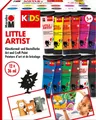 Marabu Acrylfarbe KiDS Little Artist Künstlermal- und Bastelfarbe, 12 x 36 ml