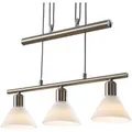 Lindby Pendelleuchte Delira 9624694 Modern in Alu aus Metall 3-flammig E14 Wohnzimmerleuchte