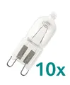 G9 20W Osram Halopin 230V 66720 Halogenlampe Sockel 10 Stück