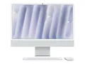 Apple iMac with 4.5K Retina display - All-in-One (Komplettlösung) - M4 - RAM 16 GB - SSD 1 TB - Apple M4 8-core - 1GbE, Wi-Fi 6E, Bluetooth 5.3 - WLAN: 802.11a/b/g/n/ac/ax (Wi-Fi 6E), Bluetooth 5.3 - macOS Sequoia 15.0 - Monitor: LED 61 cm (24") 4480 x 2520 (4.5K) - Tastatur: Deutsch - Silber - CTO