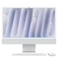 Apple iMac Silber CZ1E2-0021010 - 61cm24'' M4 8?Core CPU, 8?Core GPU, 16GB RAM, 1TB SSD, Standardglas, Magic Keyboard Touch-ID Ziffernblock Apple M4 Chip M4-8 / 16 GB RAM | 1000 GB / Apple 8-Core GPU ( ) / All-in-One PC ( AIO ) 59,69 cm (24") 4,5K Retina Display (4480 x 2520) / WiFi 6E (802.11ax) | Bluetooth 5.3 | 1080p Webcam / USB 4.0 2x | USB 3.2 - 5Gb/s / macOS