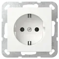Gira Steckdose Standard 55 Unterputz Schuko 418827, Reinweiß seidenmatt - Weiß