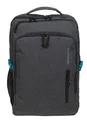 Elephant Rucksack Handgepäck Reisetasche Fly Legends XL 45 L Flugzeug Bus Reiserucksack Laptop Fach Anti-Theft Tasche 12900 (Dunkelgrau-Schwarz)