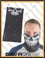 Snood Skull Tec-Rohr Savage Gear Schädel Gymnastikband Kappe