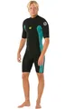 RIP CURL DAWN PATROL 2/2 BACK ZIP Shorty 2025 blue lagoon - M