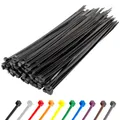 Gocableties Kabelbinder 100 Stück Schwarz, 300 mm x 4,8 mm mit 22,2 kg Zugfestigkeit, UV Beständig Set