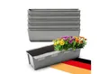 BigDean Blumenkasten Paletten-Einsatz zum Einhängen 37cm betongrau Pflanzkasten Europalett (Set, 6 St., Kasteneinsätze), Pflanzkasten-, Blumenkasten- Einsatz Paletten.