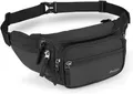 ProCase Hüfttasche Bauchtasche Wasserdicht Gürteltasche Damen Brustbeutel Nylon
