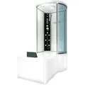 AcquaVapore Kombination Badewanne Dusche K55-L01 Duschtempel 170x100 cm