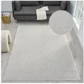 OTTO home Teppich Lilri, Woll-Look, Scandi, rechteckig, Höhe: 10 mm, Wolloptik, Wohnzimmer, Schlafzimmer, Esszimmer grau 80 cm x 150 cm x 10 mm
