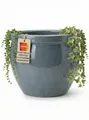 Teramico Pflanzgefäß Keramik Bavaria Antik-Grau 29cm – Vintage & Frostfest