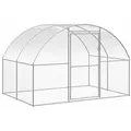 vidaXL Outdoor-Hühnerstall 3x2x2 m Verzinkter Stahl