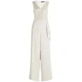 Vera Mont Overall Damen mit Pailletten (1-tlg) Nahtführung beige S (36)