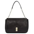 Tommy Hilfiger Soft Leather Schultertasche Leder 34 cm  schwarz