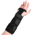 Offtrte Carpal Tunnel Splint, Wrist Brace for Men&Women, Adjustable Compression Wrist Support for Right and Left Hands for Wrist Pain Relief, Tendonitis, Arthritis, Sprains