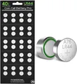 LR44 Knopfzelle 1,5V 40 Stück für Uhren Taschenrechner