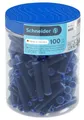Schneider 6803 Tintenpatronen (Standard Patronen für Füller, löschbar) königsblau, 100 Stück