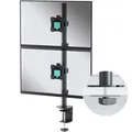 ONKRON Dual Monitor Halterung für 13-34", bis 8 kg, VESA 75x75/100x100, D208E