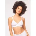 Triumph Bügelloser BH Micro Fun nahtlos vorgeformte Cups weiß 90