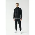 PUMA Trainingsanzug METALLIC FULL-ZIP TRACKSUIT TR CL (2-tlg), mit Reißverschluss, ohne Kapuze, aus Sweatware-Material schwarz XS (34)