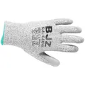 BJZ A-64479 ESD-Handschuh schnittfest Kleider-Größe: S Polyethylen, Nylon, Elasthan, Carbonisierte Fasern