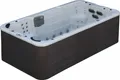 XXXL Luxus Led Swim Spa 445x230 Whirlpool Gegenstromanlage Outdoor Schwimmbad SET