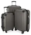 Hauptstadtkoffer Spree - 3er Kofferset, TSA, Trolley-Set, Rollkoffer, Reisekoffer, (S, M & L), Graphit