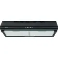 NEG Unterbau Dunstabzugshaube NEG15-ATR  60cm, Abluft und Umluft, LED, 195 m3/h, Single-Motor Farbe: schwarz - Schwarz