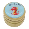 Milchzahndose Drache Zahndose Milchzähne Bilderdose aus Holz  7027