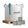 BigBag 1000 kg Granit Pflastersteine 15/17 cm – Garten | Natur Weg Bau Palette