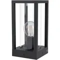 Sockelleuchte Cascinetta Klar/Schwarz max. 40 Watt
