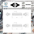2x ORIGINAL® Monroe SP3259 Fahrwerksfeder Vorne für Saab 9-3 Cabriolet 9-3