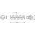 1x ORIGINAL® Monroe SP3259 Fahrwerksfeder Vorne für Saab 9-3 Cabriolet 9-3
