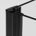 Magnetdichtung für Duschtüren Set schwarz I 180cm Magnetduschdichtung 90 Grad Eckdusche I Duschdichtung Magnet 6mm 7mm 8mm Glastür I Eckdusche Ersatzdichtung magnetisch