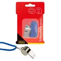 Idena Trillerpfeife Metall mit abnehmbarem Band - 40187