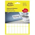 Avery Zweckform - Universaletikett 38 X 14 Mm (b X H) Nicht Wieder Ablösbar Papier Weiß 928 Etik./pack.