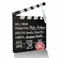 pixly® Filmklappe aus Holz; Regieklappe für Dekoration & Filmdrehs; Clapboard für Party, Hochzeit & Filmset; Wahlweise 20x18 cm oder 30x27 cm Retro Deko & Fotoaccessoire (30 x 27 cm)