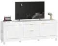HOMCOM TV-Schrank TV Lowboard für Fernseher bis zu 75 Zoll 180 x 40 x 66 cm
