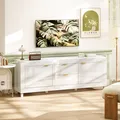 TV-Schrank Hochglanz TV Lowboard für Fernseher bis zu 75 Zoll Refurbished