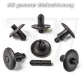 10x Spreizniete Befestigung Clips für Audi A2 A4 A5 A8 Q3 Q5 | 4D0807300