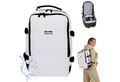 BestWay Bags Reiserucksack Handgepäck Rucksack für Ryanair aus Plane, Cabin Pro Flugzeug Kabinenrucksack Laptoprucksack 40350 + Koffergurt