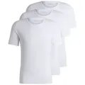 BOSS T-Shirt Rundhals BOSS ONE (Packung, 3-tlg., 3er-Pack) mit dezentem BOSS Logo-Print weiß XL (52)