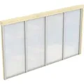 Skan Holz Polycarbonat Seitenwand für Terrassenüberdachung 400/389 cm Tiefe
