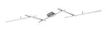 Trio Leuchten LED Deckenleuchte Arvin 628410507, Metall Nickel matt, inkl. 22 Watt LED, Fernbedienung, Farbwechsel