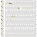 Lsgoodcare 100Pack weiße Silikonkautschuk Ersatz Pilz EarTips Ohrstöpsel kompatibel für Motorola Kenwood Icom Yaesu Baofeng HYT Midland Cobra Radio Surveillance Akustische Rohr Ohrhörer Headset