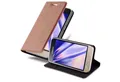 Cadorabo Handyhülle für Samsung Galaxy J1 2016 Hülle Samsung Galaxy J1 2016, Hülle Schutzhülle mit Standfunktion, Magnetverschluss und Kartenfach
