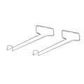 METALTEX Rail41 Weinglashalter lang Polytherm 41 x 11 x 4 cm, 2er Set / Gläse...
